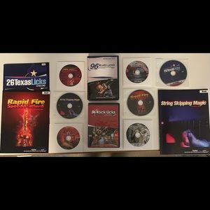 Guitar Zoom guitar learning bundle-22 DVDs & 3 books